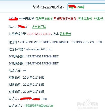 查询域名信息插图