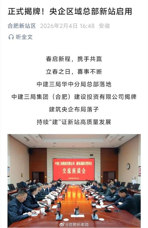 合肥新站建设投资有限公司,新篇章下的投资力量插图 合肥新站建设投资有限公司,新篇章下的投资力量插图