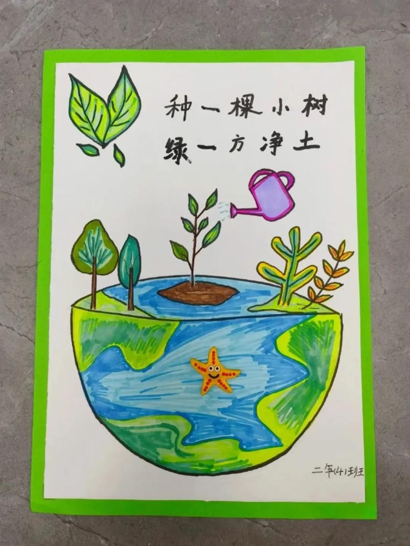 家园宣传卡片设计思路插图