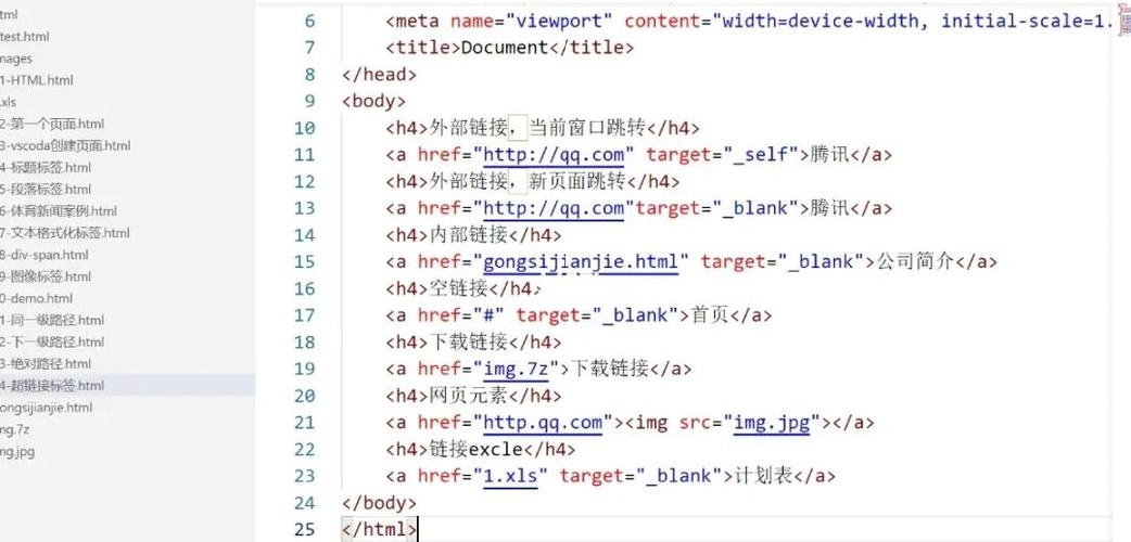 HTML超链接创建详解，a标签与锚点应用指南插图