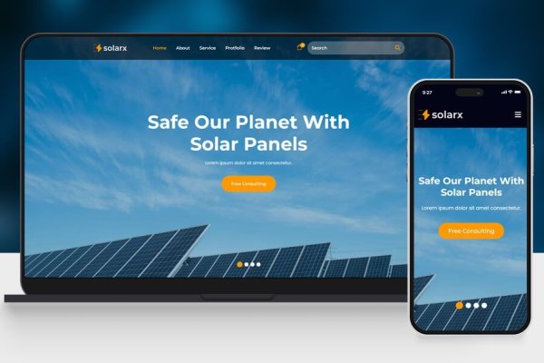 光伏安装公司网站模板设计探讨-后浪派