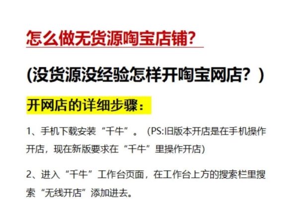 无货源电商开店攻略-后浪派